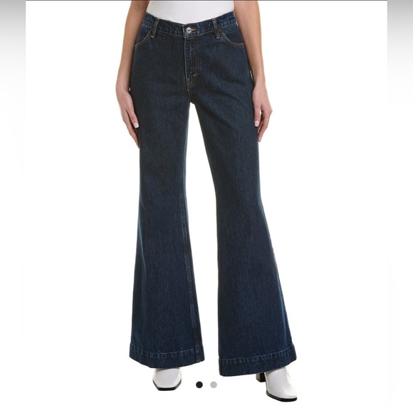 Re/Done Low Rise Bell Orta Jeans Size 26 Heritage Rinse - Picture 3 of 8